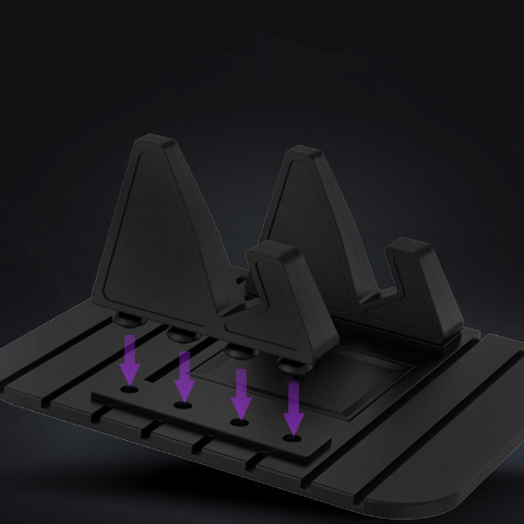 Support Antiscivolo Per Telefono – Ottima Fissazione Su Cruscotto