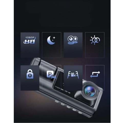 Car Dashcam Front and Interior – High Definition Recording