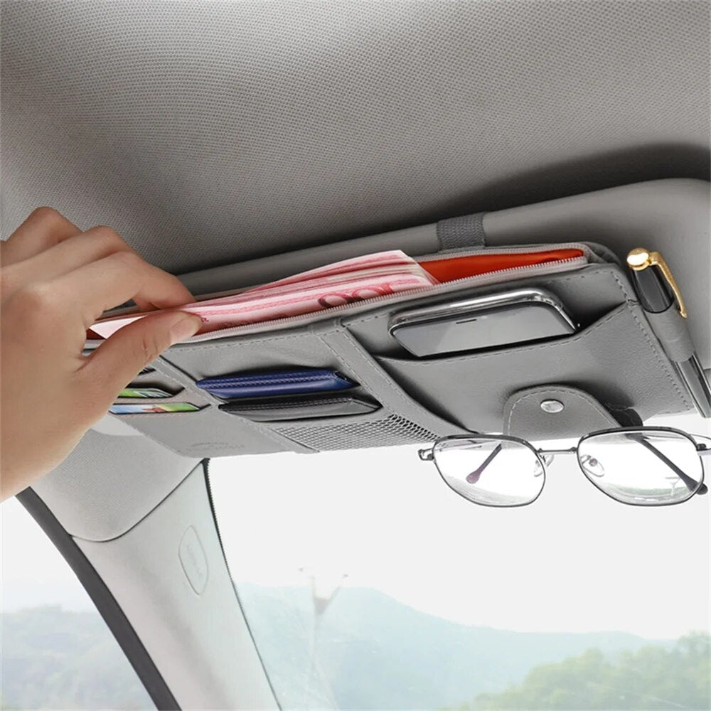 Organizator Auto Pentru Parasolar — Păstrați-Vă Accesoriile La Îndemână