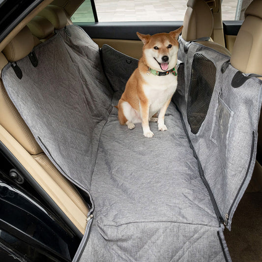 Housse De Siège Auto Pour Chien Imperméable Et Résistante Aux Rayures