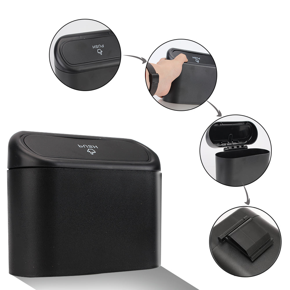 Odpadkový kôš do auta s viečkom