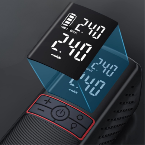 Bärbar Luftkompressor 160PSI — Kompakt och Lätt Att Transportera