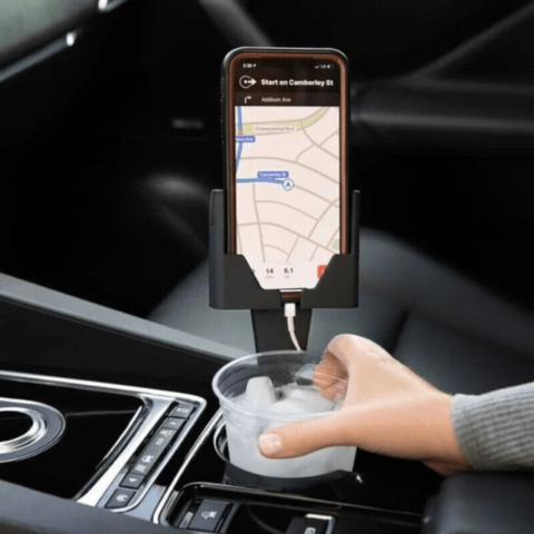 Soporte de Teléfono Multifuncional 2 en 1 — Compatible con Todos los Smartphones