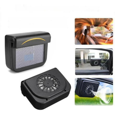 Ventilateur Solaire Pour Voiture – Fraîcheur Immédiate