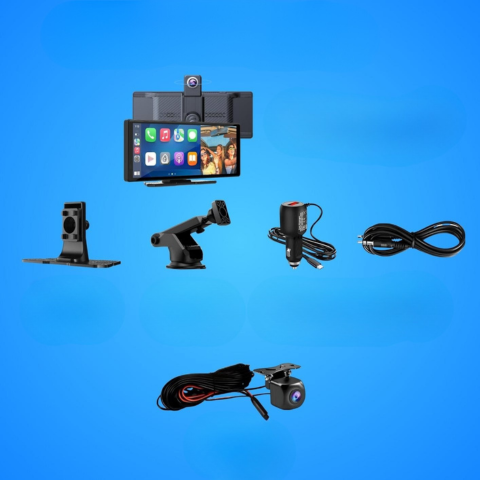 Multifunkčný displej auta – Držiak na kameru na cúvanie a hlasové ovládanie