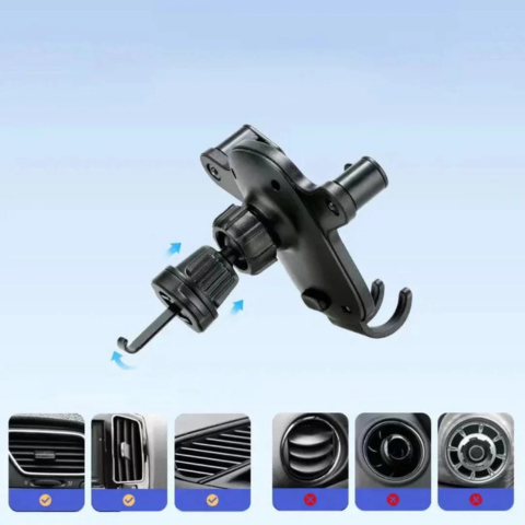 Supporto Telefono Auto — Compatibile Con Tutti Gli Smartphone