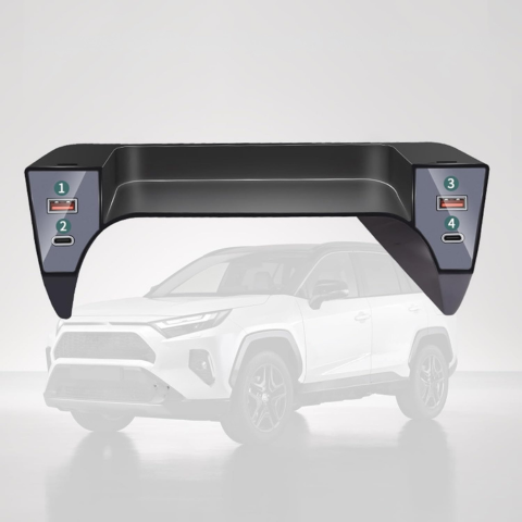 USB auto hub — rychlé nabíjení a diskrétní instalace