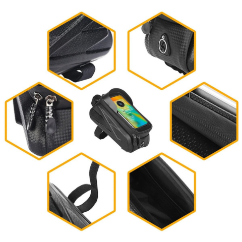 Cykelramme taske - Vandtæt og multifunktionel