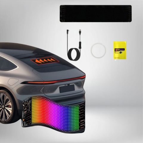 LED-display i bilen – Vis hvad du vil på vejen!