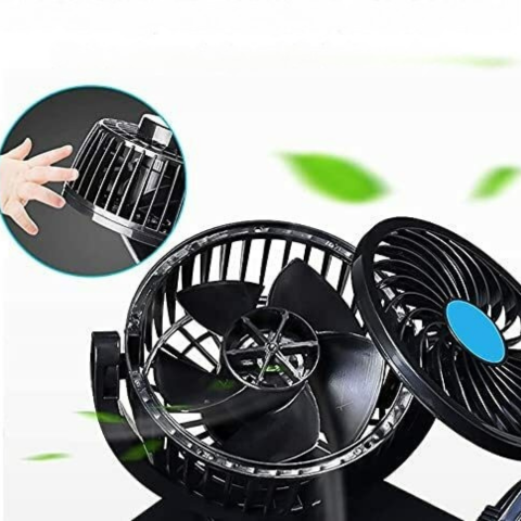 Dvojitý ventilátor do auta — Ideální léto i zima
