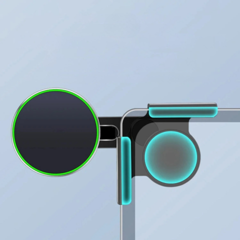 Telefonstøtte for Tesla — Magnetisk feste og trådløs lading