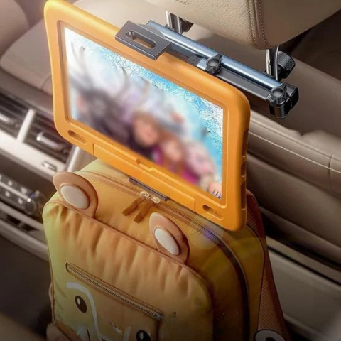 Support De Téléphone Et Tablette Pour Voiture – Fixation Appuie-Tête Réglable