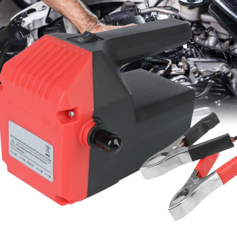 Elektrisk oljepump — Kompatibel med 12V/24V för enkel tömning