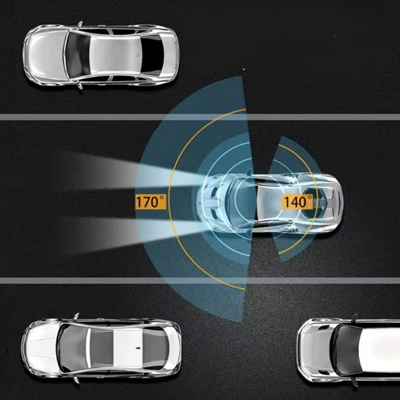 Dashcam Double Full HD Car - Night Vision + Interior Camera