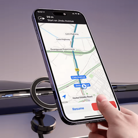 Support telefono magnetico 360° per auto – fissaggio ultra-stabile