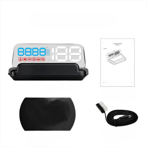 C500 OBD2 Head-Up Display - selkeä näyttö ja yksinkertainen asennus