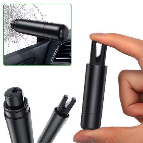 פטיש חירום לרכב – שובר חלונות & חותך חגורות