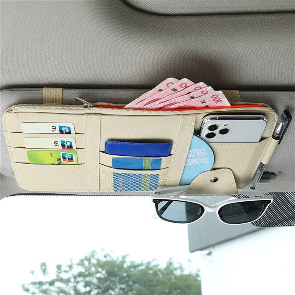 Organizator Auto Pentru Parasolar — Păstrați-Vă Accesoriile La Îndemână