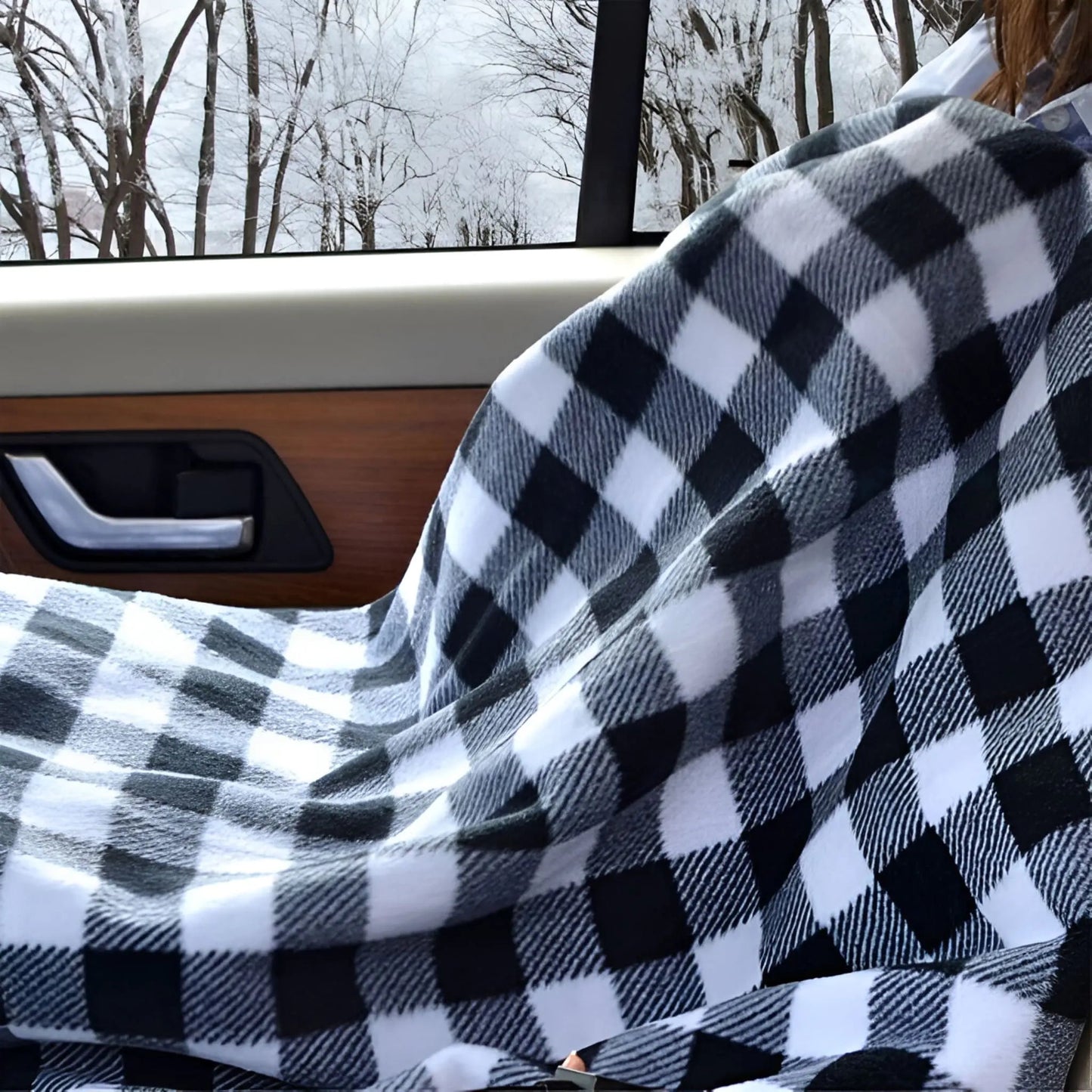 12V車用ヒーター毛布 — 冬の快適さと暖かさ