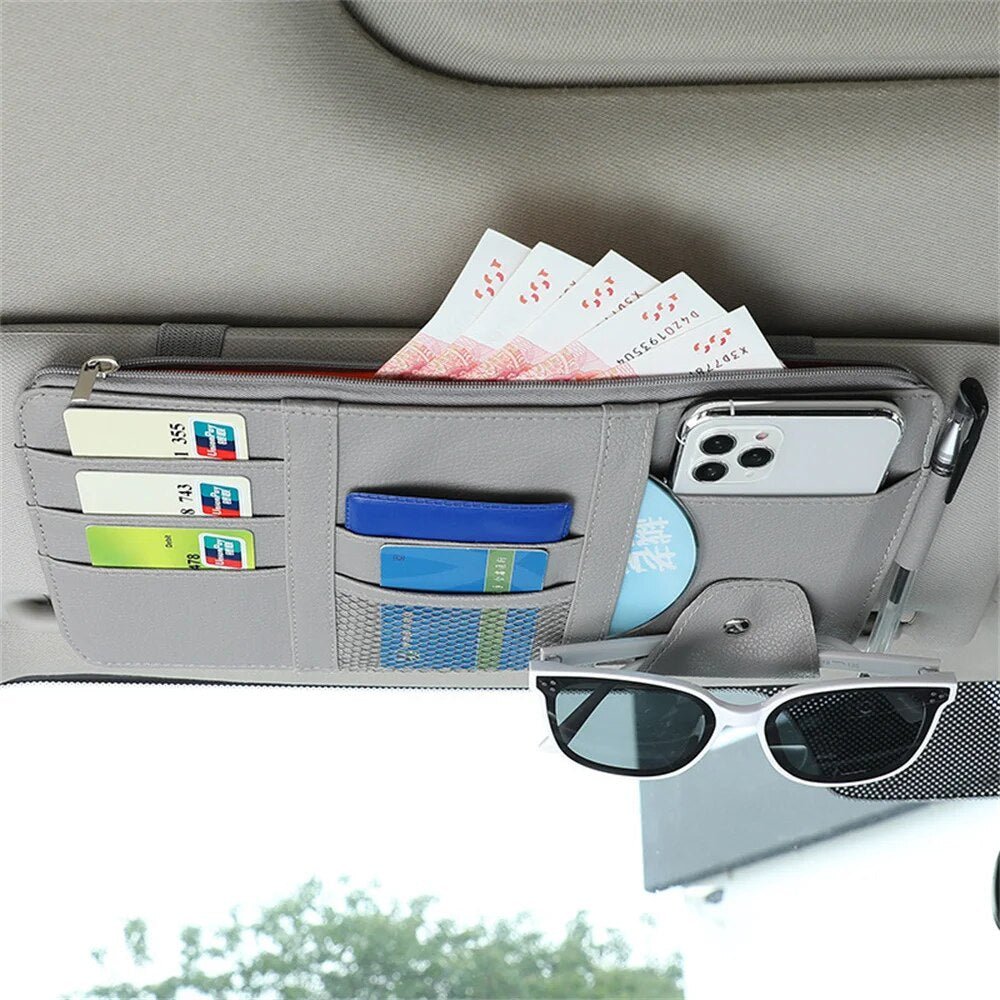 Organizator Auto Pentru Parasolar — Păstrați-Vă Accesoriile La Îndemână
