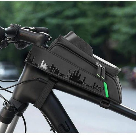 Borsa Impermeabile Per Bicicletta – Supporto Telefonico E Ripostiglio Pratico 