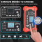 Intelligentes Auto-Batterieladegerät 12V/24V - LCD-Anzeige & Automatischer Schutz 
