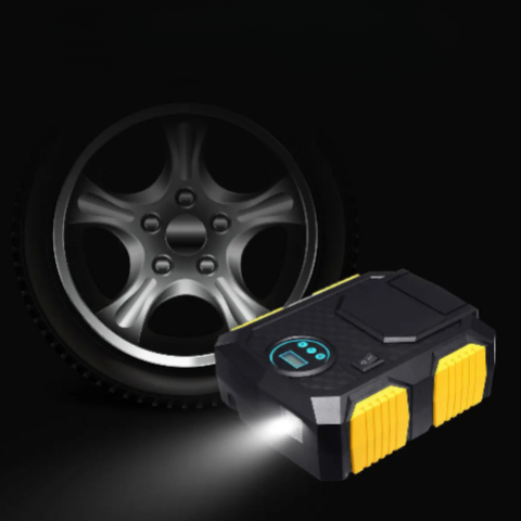 Compresor de aer portabil 12V – Umflare rapidă și fără efort 