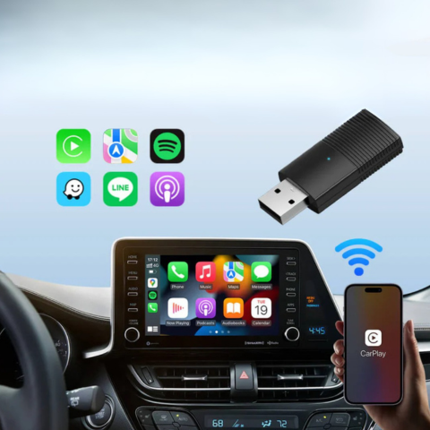 Trådløs CarPlay-adapter – Automatisk og sømløs tilkobling 