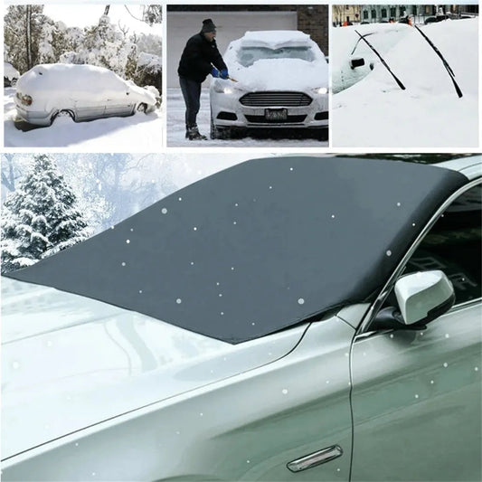 Couverture Magnétique Pare-Brise — Protection Contre Givre Et Neige