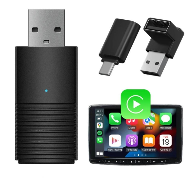 Trådløs CarPlay-adapter – Automatisk forbindelse til OEM-systemer 