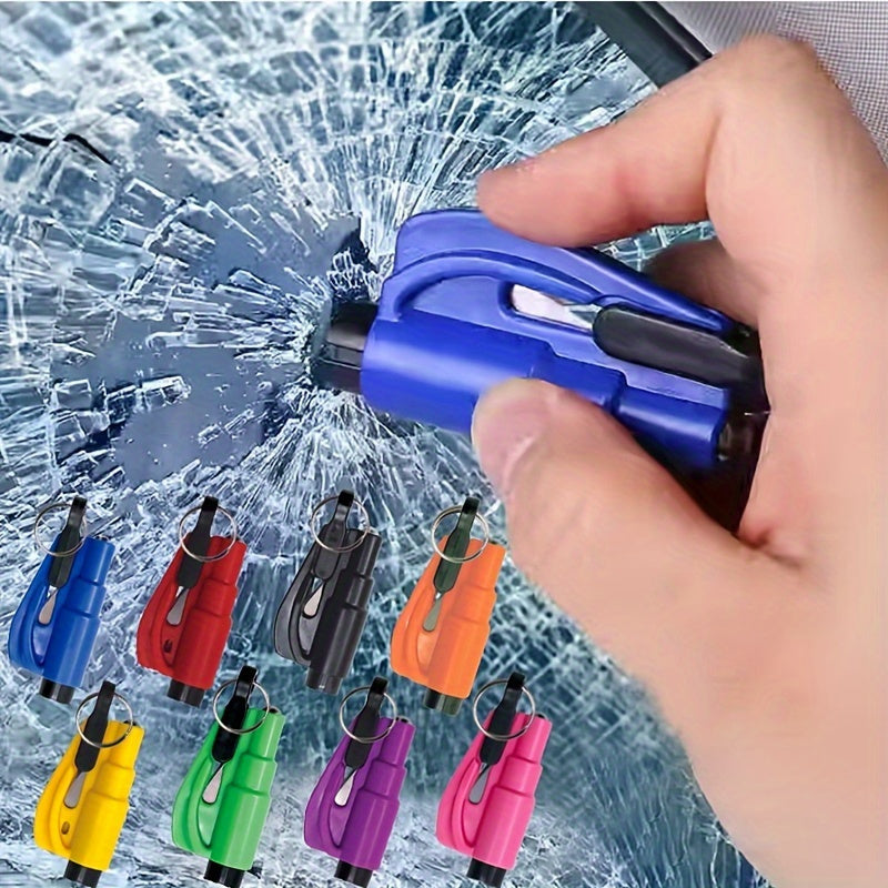 Compact Security Tool — Window Breaker & Seat Belt Cutter 
