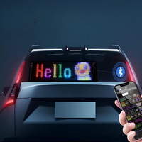 LED Skærm Animeret Til Bil – Personlige Beskeder Og Emojis 