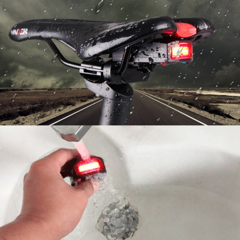 Feu Arrière Sans Fil Pour Vélo – Alarme Intégrée Et Télécommande