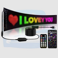 LED auto displej – vlastný text a vzory 