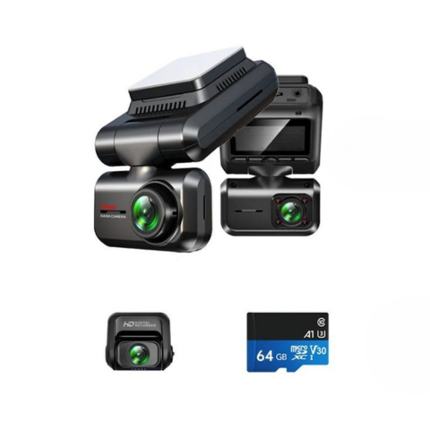 Dashcam Bil Ultra HD — Dobbelt og Trippelt Sikkerhetskamera 