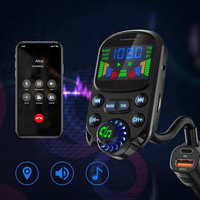 Ricevitore FM Multifunzionale per Auto — Musica & Assistente Vocale 