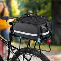 Bolsa trasera para bicicleta - Gran capacidad e impermeable