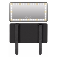 Zrkadlo LED do slnečnej clony pre auto – Nastaviteľné a nabíjateľné osvetlenie 