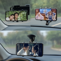 Soporte de Teléfono para Coche — Ajustable y Fijación Sólida 