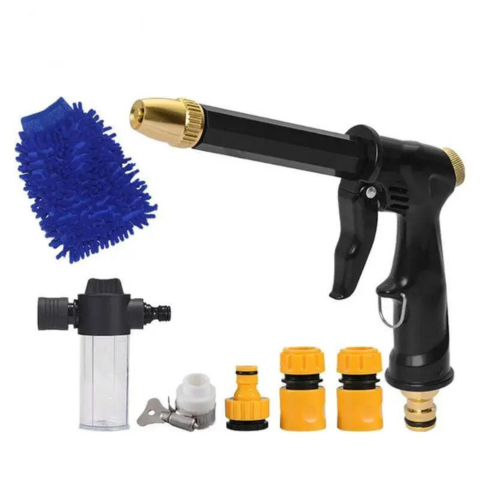 Pistolet De Lavage Haute Pression — Jet Réglable Et Multifonction
