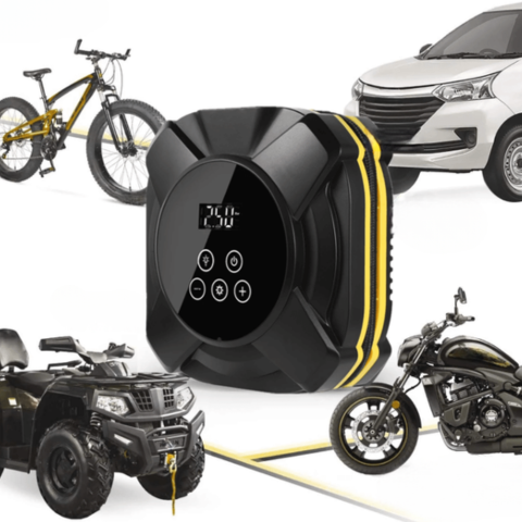 Mini bærbar luftkompressor – Ideell for bil, motorsykkel og sykkel 