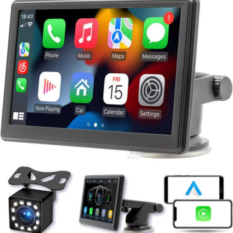 Inteligentní auto displej – Navigace, Hudba a Kamera 