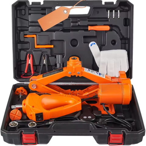 Gato de Coche Eléctrico de 3 Toneladas — Potente, Seguro y Fácil de Usar 