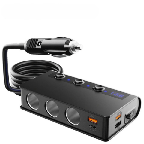 Car Charger Adapter – Versatile and Fast Charging 