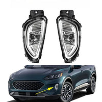 Faruri de ceață față LED — Compatibile cu Ford Escape 2020-2021 