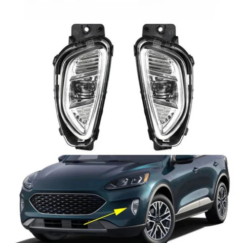 Faruri de ceață față LED — Compatibile cu Ford Escape 2020-2021 