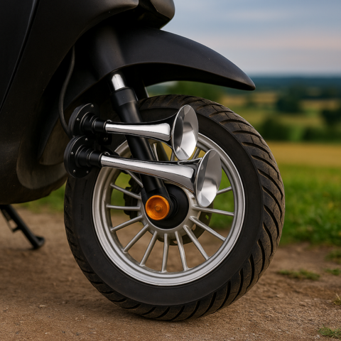 Klakson uniwersalny — idealny do samochodu, motocykla i ciężarówki 