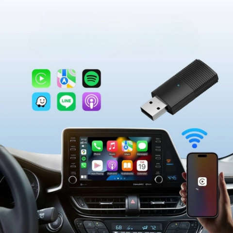 Trådløs CarPlay-adapter – Automatisk forbindelse til OEM-systemer 