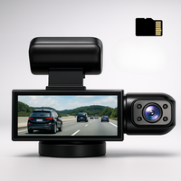 Kamera samochodowa Dashcam Double Full HD - Nocna wizja + kamera wewnętrzna 