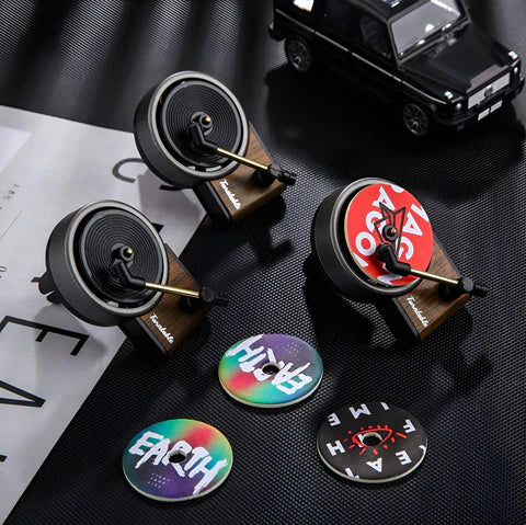 Retro vinyl design car fragrance diffuser 